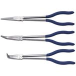 Carlyle Tools - 3 Piece Long Nose Pliers Set - PSLN3